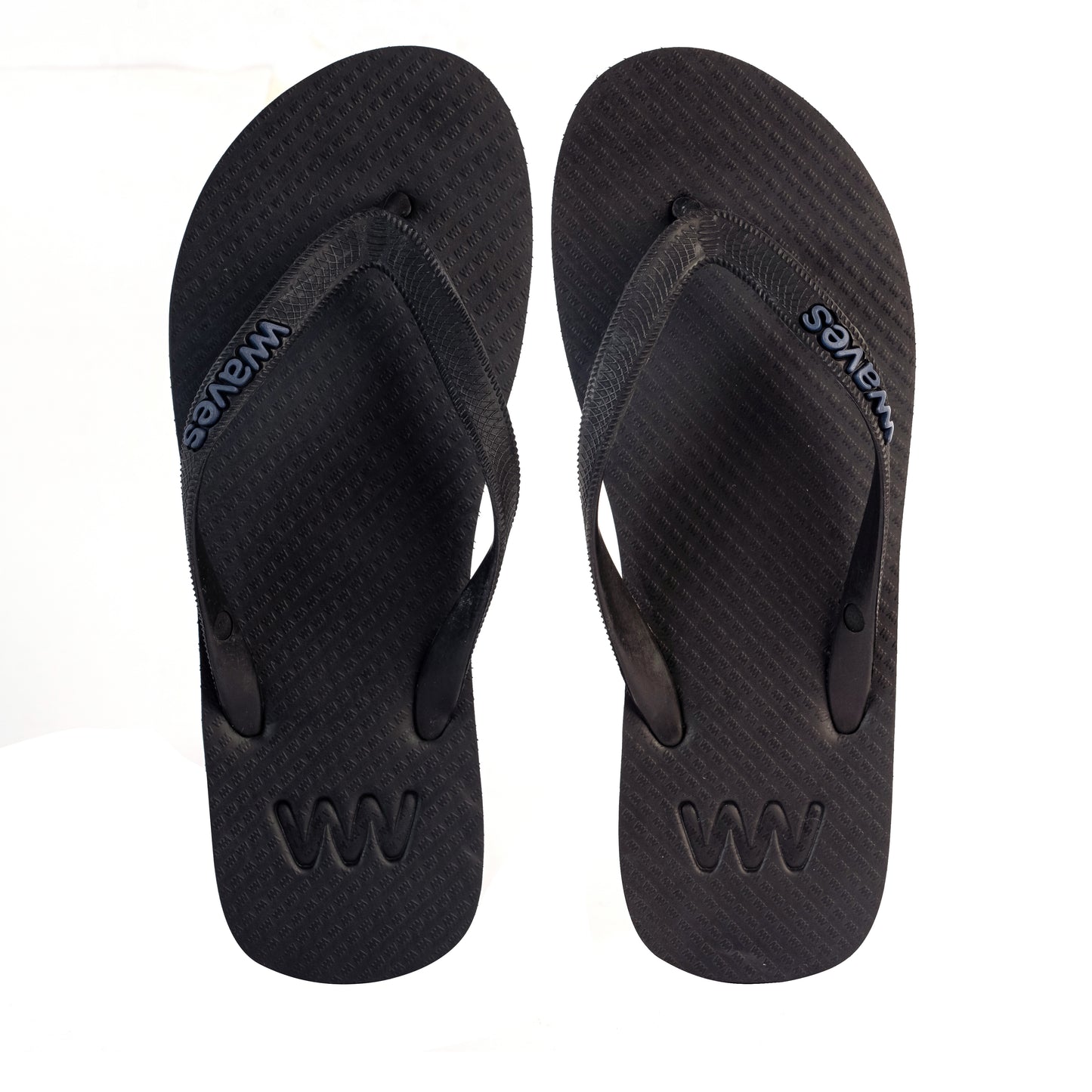Waves Black Jandals