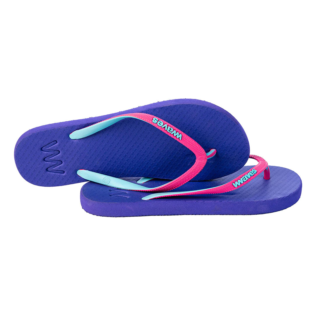 Waves Purple Twist Jandals